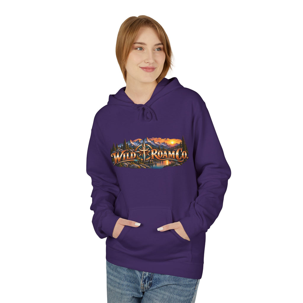 Women's Freedom Wilderness Hoodie — "Where the Spirit of the Lord is Freedom" Scenic Outdoor Pullover