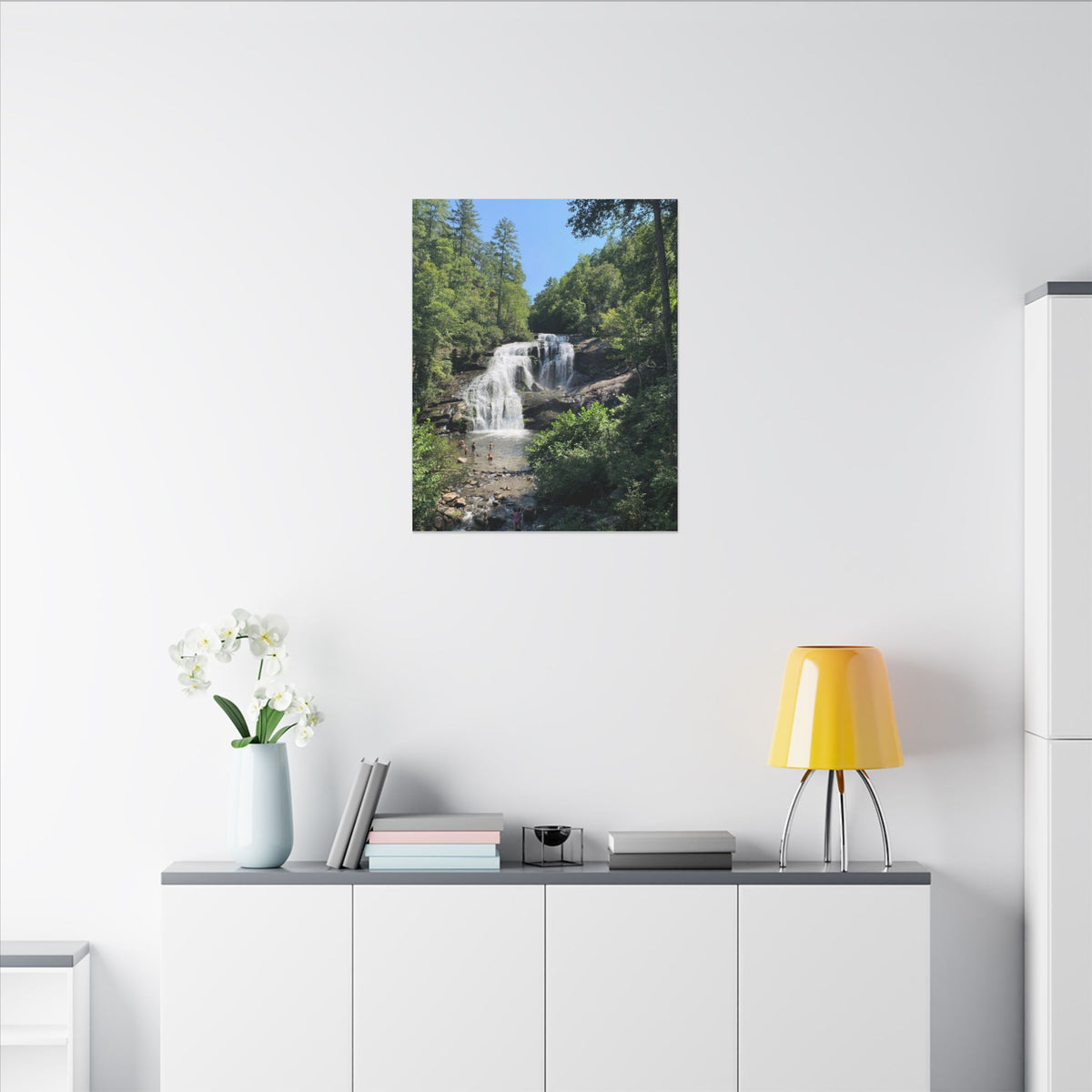 Where the Waters Fall – Original Nature Photography Canvas | Wild Roam Co.