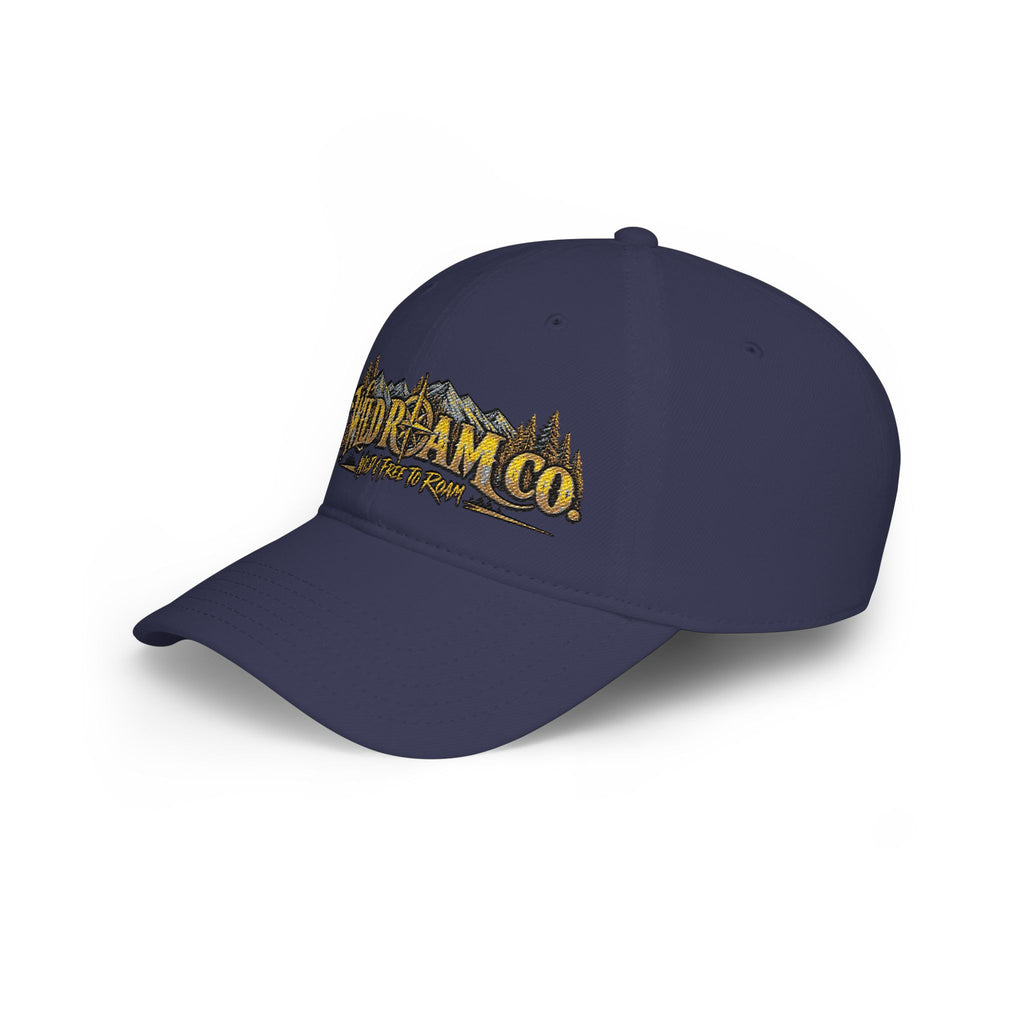 Wild Dream Co. Embroidered Baseball Cap — Adventure Logo Low Profile Hat