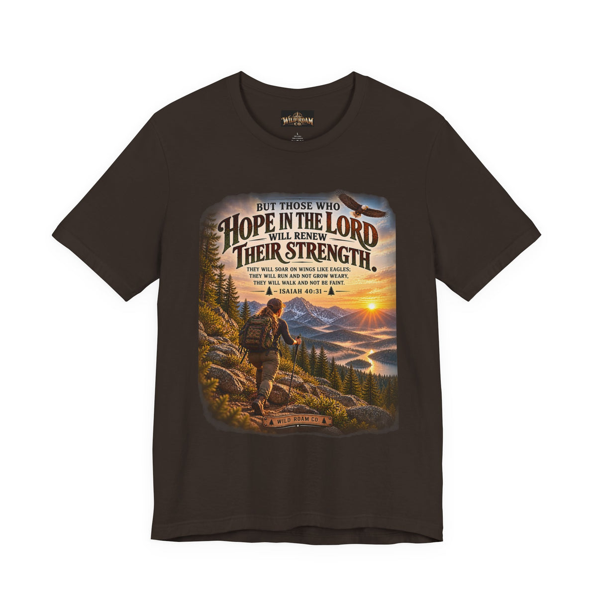 Women's Hope in the Lord T-Shirt — Isaiah 40:31 Christian Faith Tee