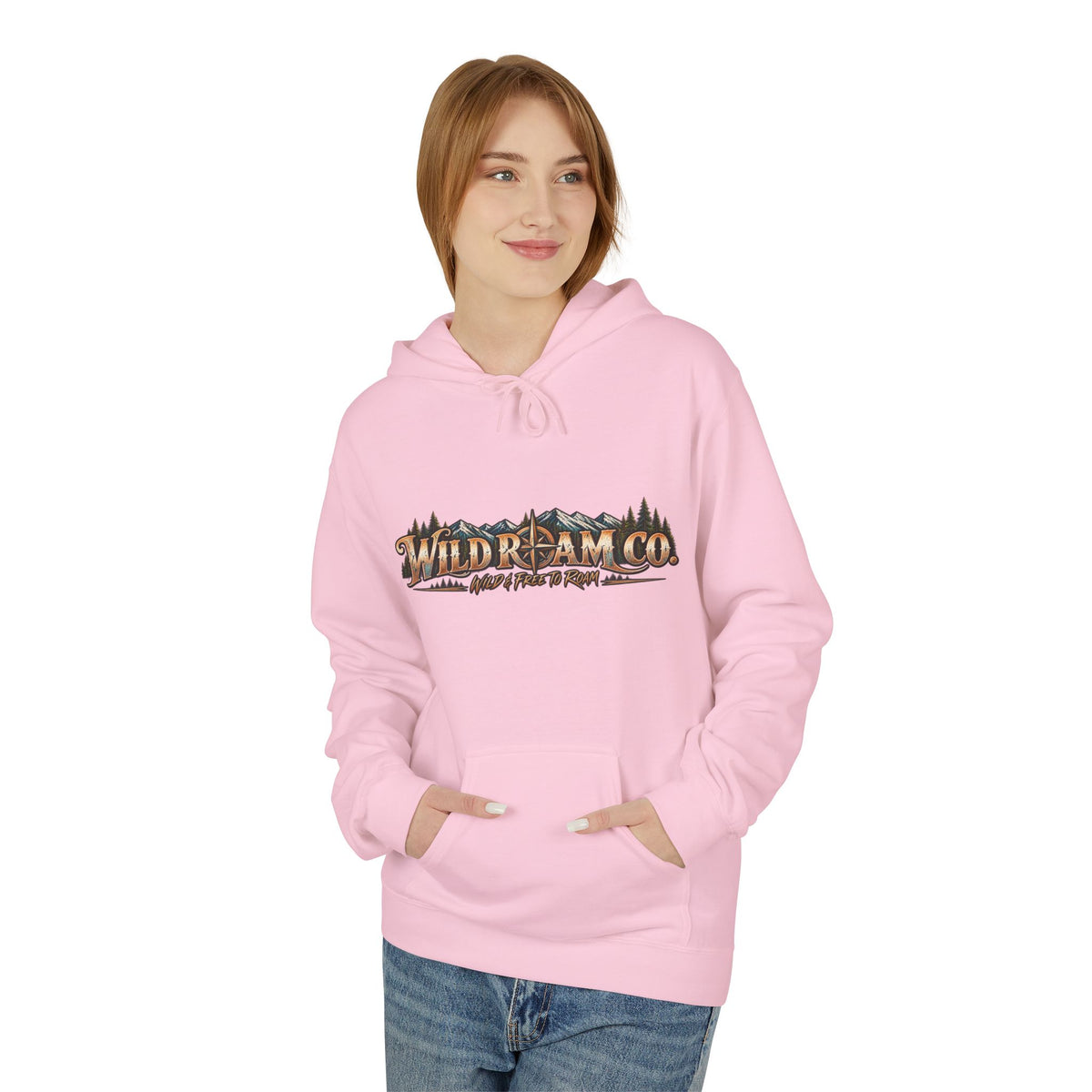 Women's Wild Roam Co. Climber Hoodie — Outdoor Adventure Graphic Pullover
