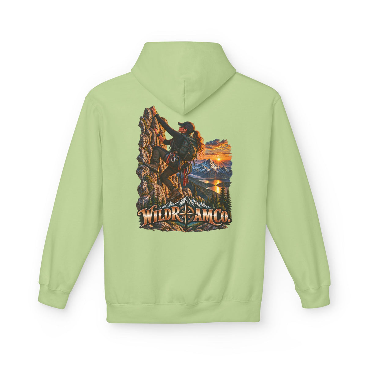 Women's Wild Roam Co. Climber Hoodie — Outdoor Adventure Graphic Pullover