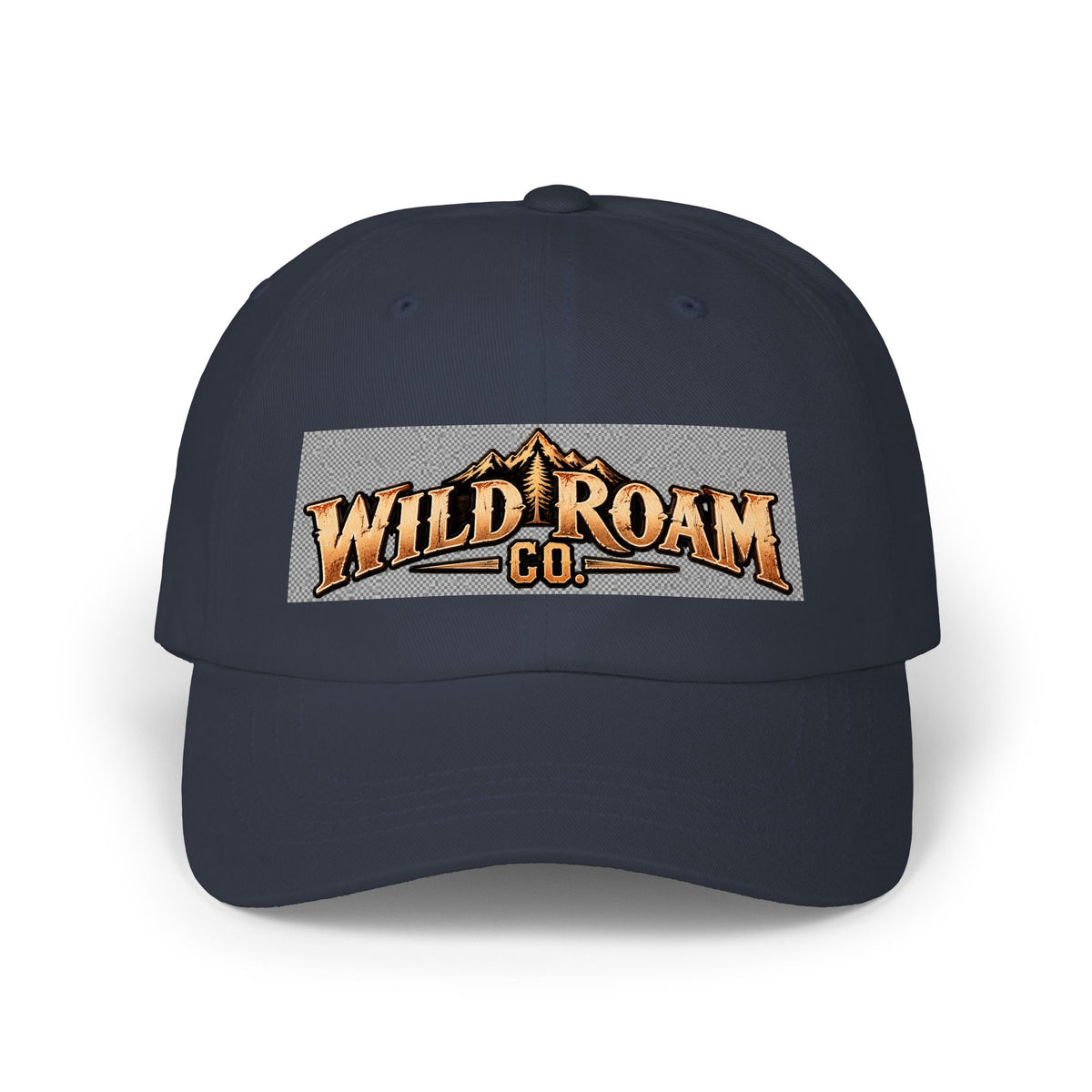 Wild Roam Co. Classic Dad Cap — Outdoor Adventure Embroidered Hat