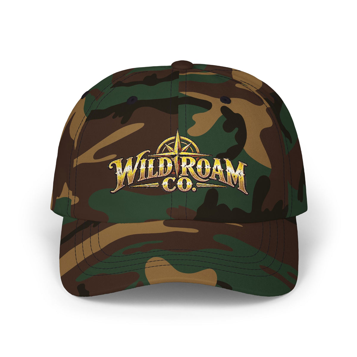 Dad Cap — Wild Roam Co. Embroidered Compass Logo Hat