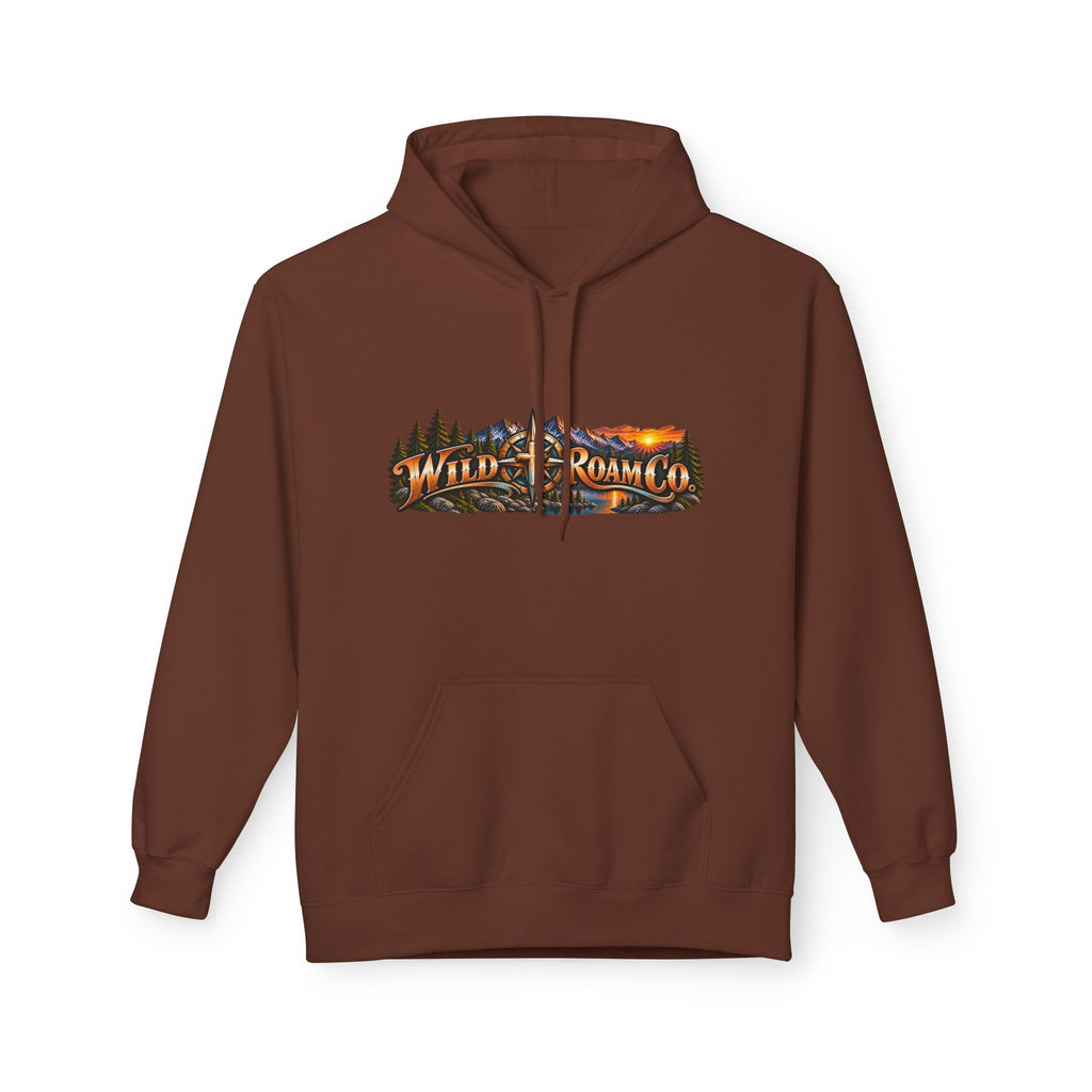 Hoodie - "Wild & Free to Roam" Ocean Angler Adventure Pullover