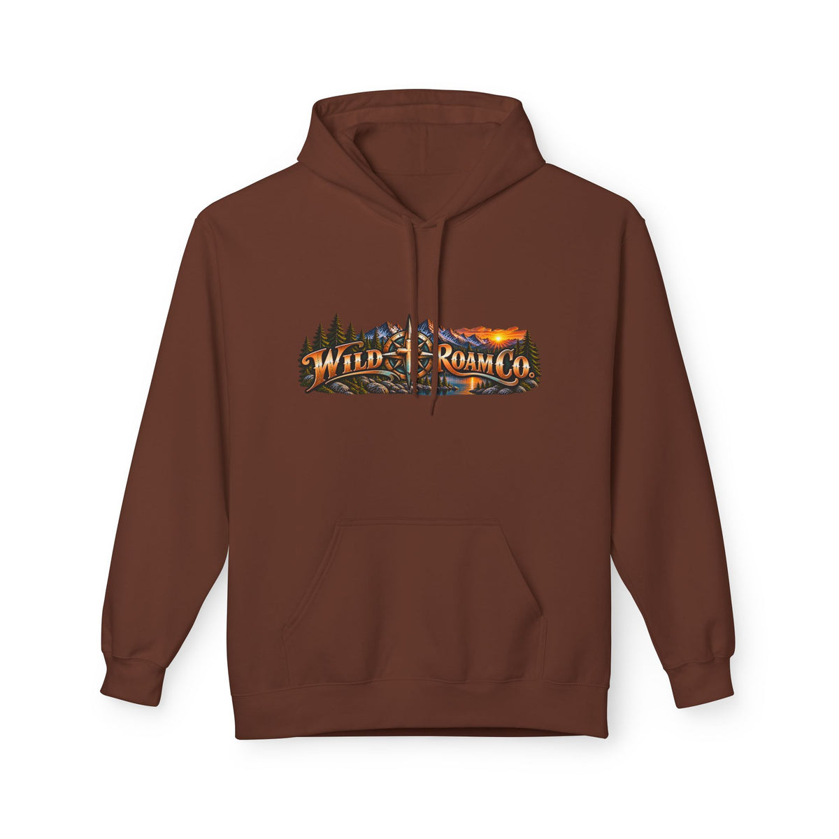 Hoodie - "Wild & Free to Roam" Ocean Angler Adventure Pullover