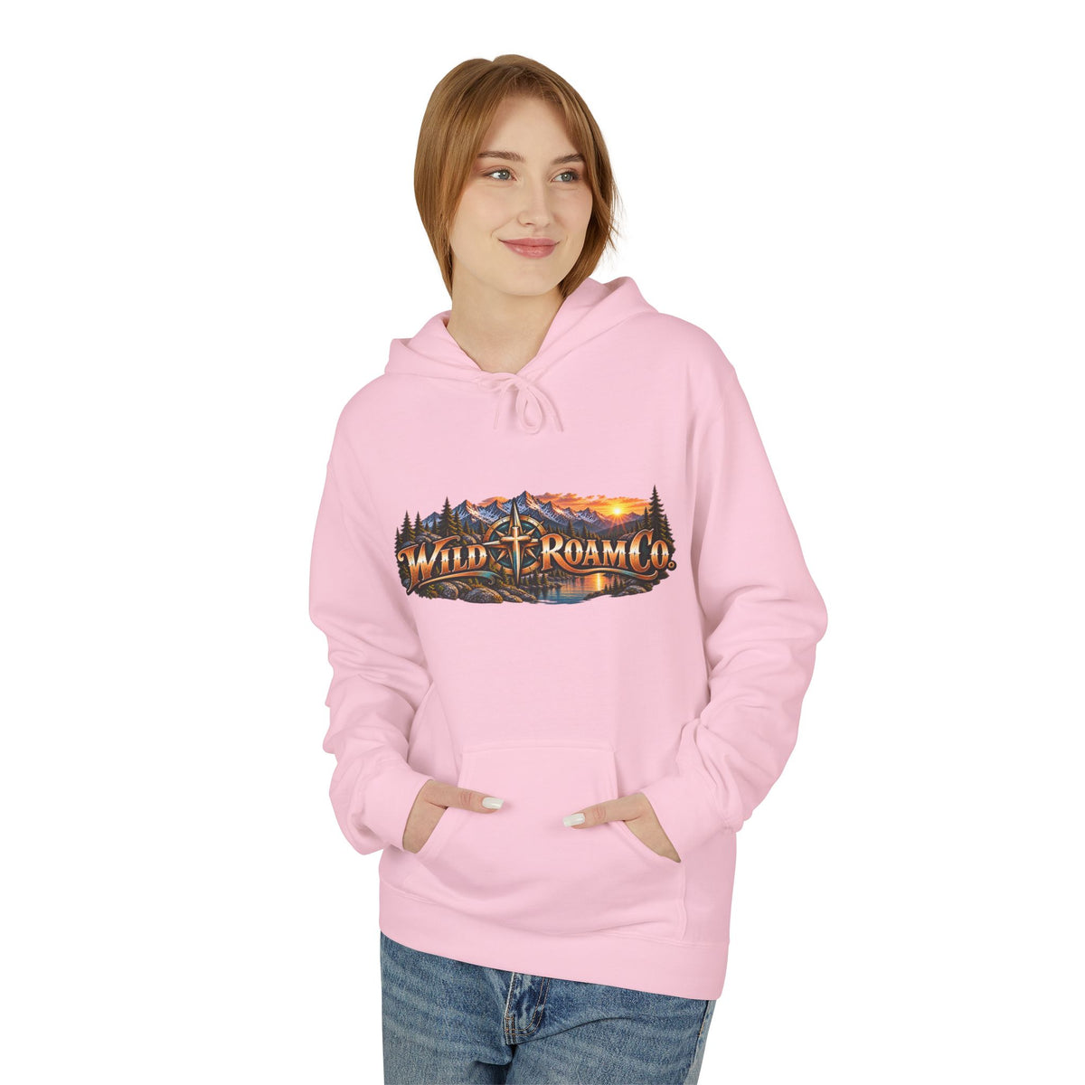 Women's Freedom Wilderness Hoodie — "Where the Spirit of the Lord is Freedom" Scenic Outdoor Pullover
