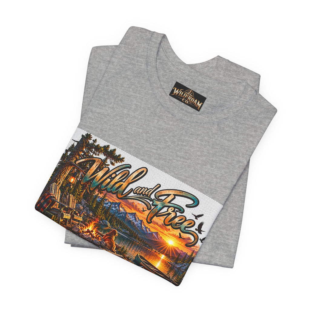 Wild & Free Campfire Sunset Tee