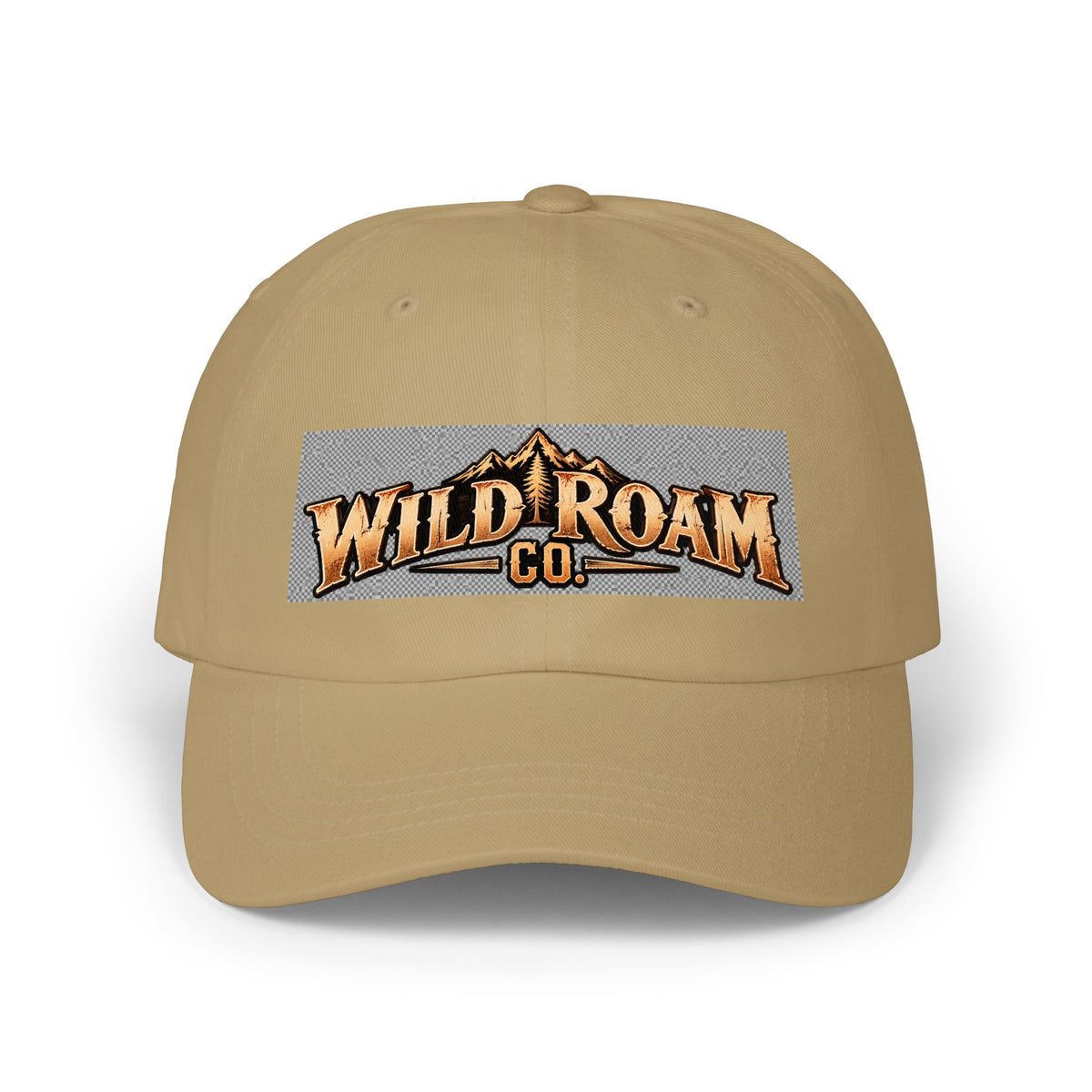 Wild Roam Co. Classic Dad Cap — Outdoor Adventure Embroidered Hat