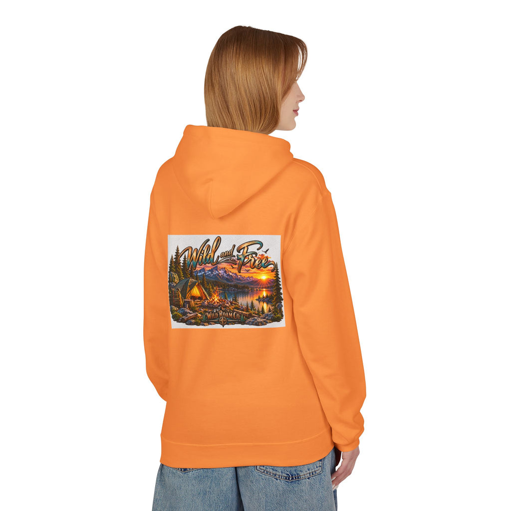 Wild Roam Co— "Wild & Free to Roam" Camping Graphic Hoodie