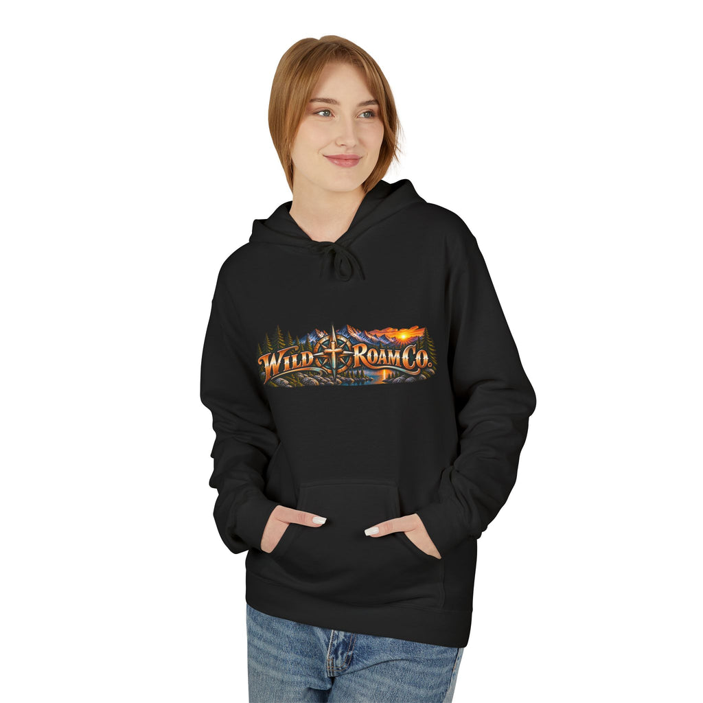Wild Roam Co Hoodie--Bank Fishing Sunset