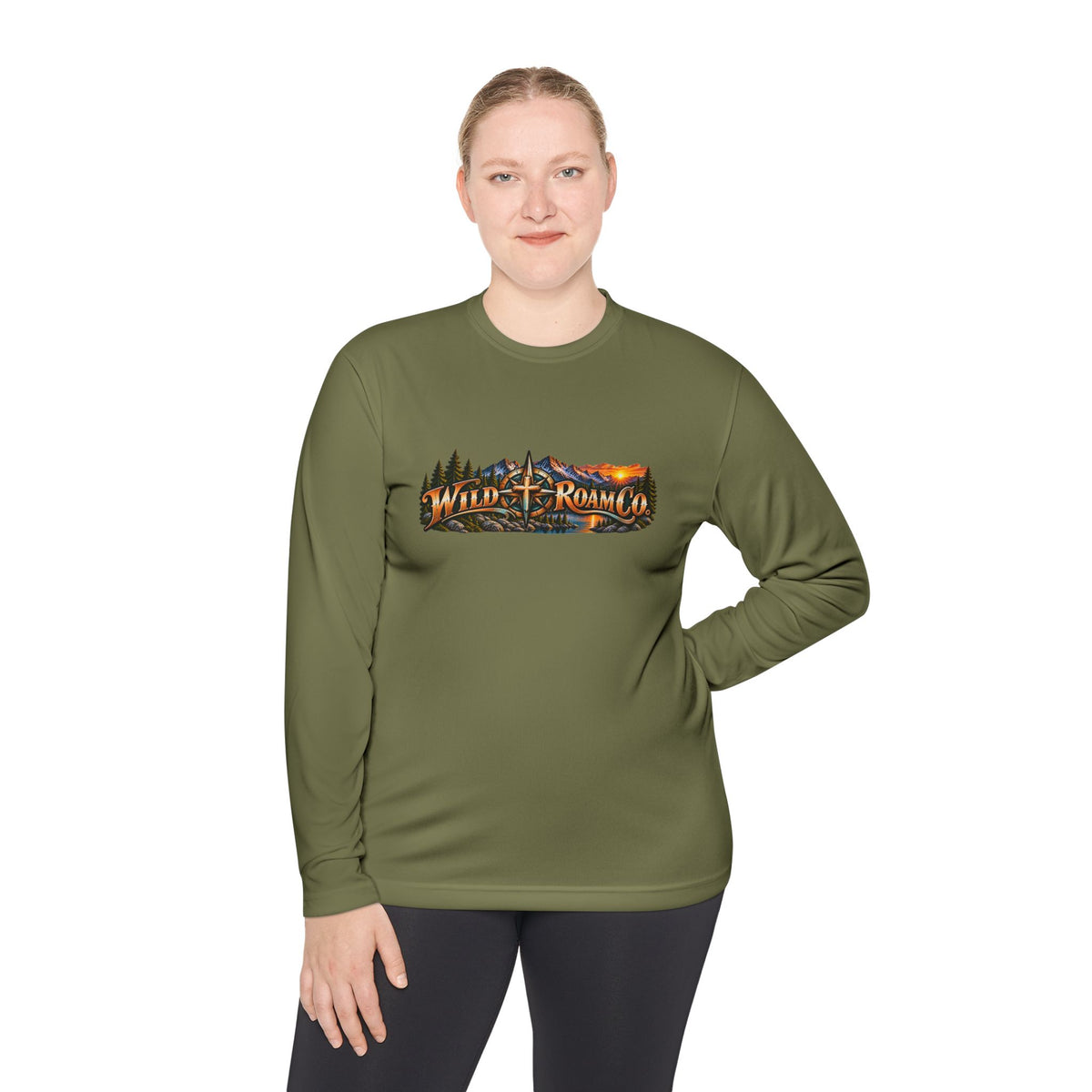 Men's Wild Roam Co. Faith Logo Scene Long Sleeve Tee