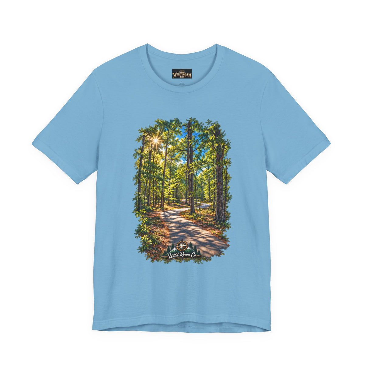 Wild Roam Co Unisex Tee-Psalms 119:105 Nature Path