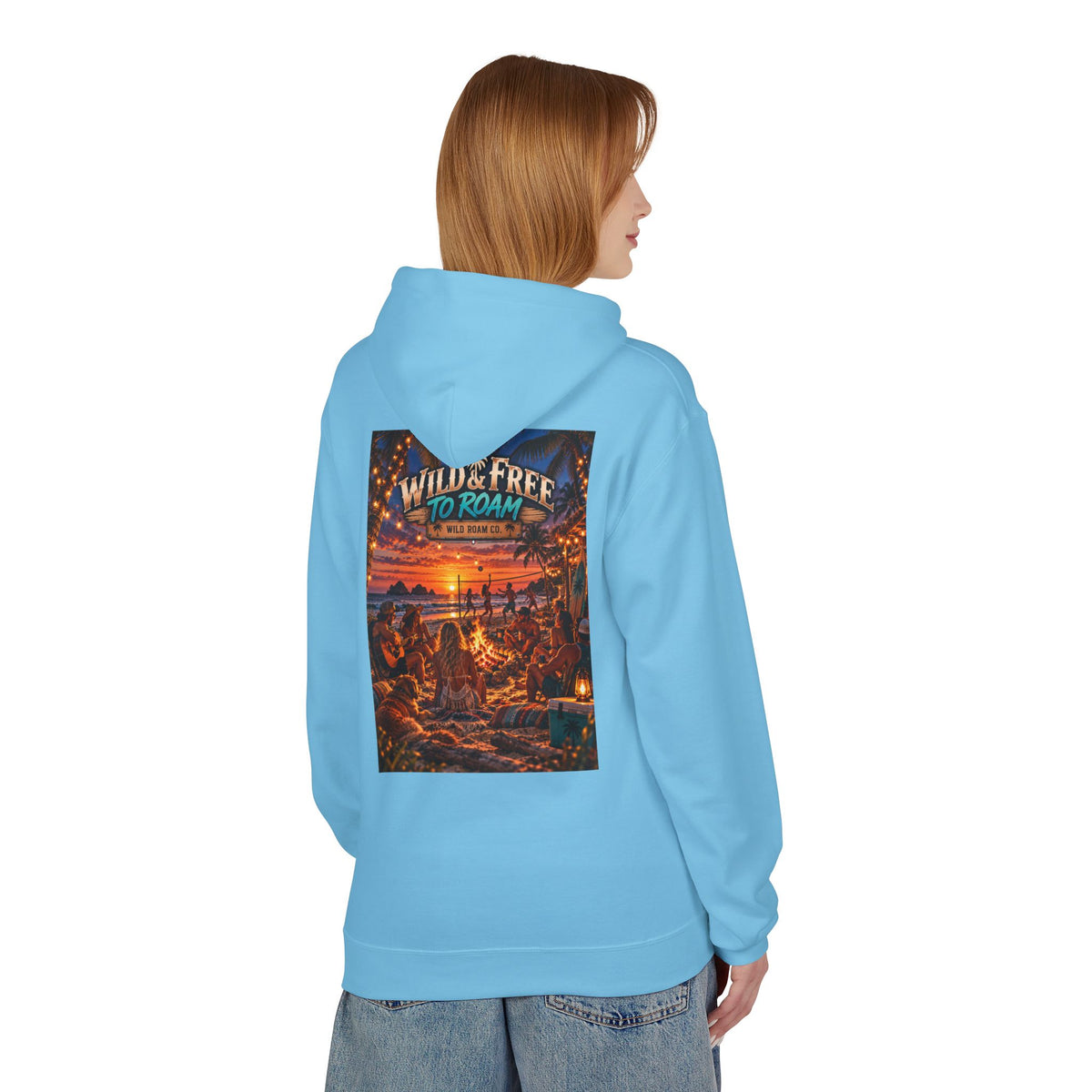 Wild & Free to Roam Hoodie — Sunset Beach Party