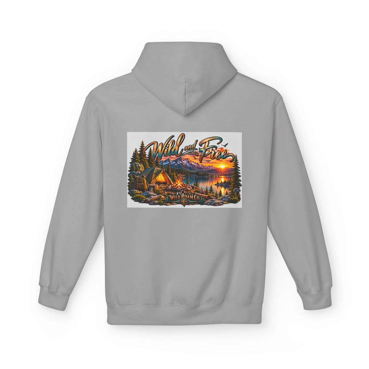 Wild Roam Co— "Wild & Free to Roam" Camping Graphic Hoodie